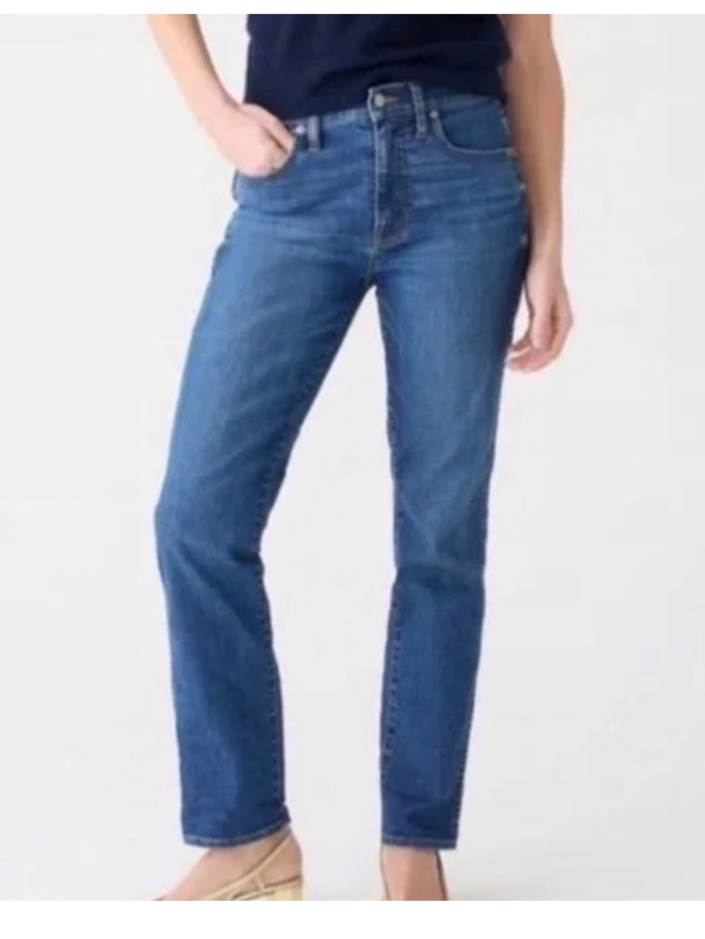 J. Crew Vintage Slim Straight Distressed Jeans Size 28 Tall